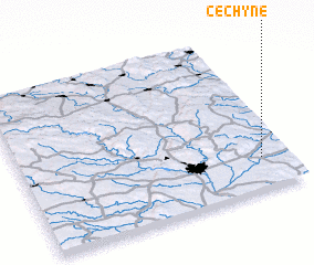 3d view of Čechyně