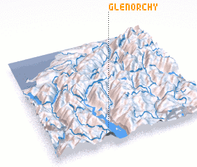 3d view of Glenorchy