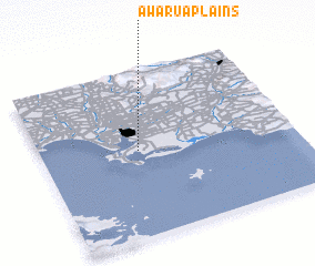 3d view of Awarua Plains