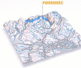 3d view of Five Rivers