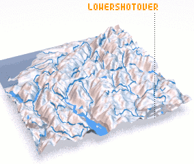 3d view of Lower Shotover