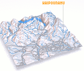 3d view of Waipounamu