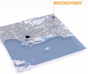 3d view of Menzies Ferry
