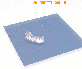 3d view of Yakounétikaoulil