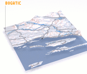 3d view of Bogatić