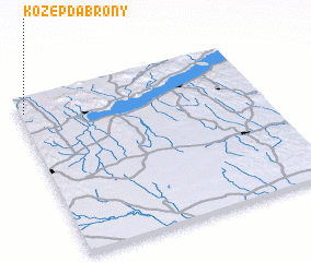 3d view of Középdabrony