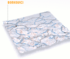 3d view of Borkovići