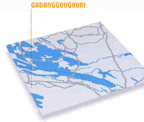 3d view of Gadang Gougouri