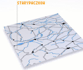 3d view of Stary Paczków