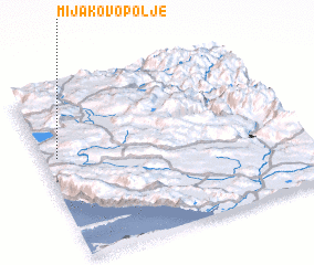 3d view of Mijakovo Polje