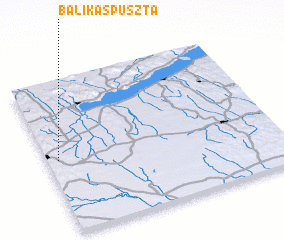 3d view of Bálikáspuszta