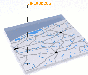 3d view of Białobrzeg