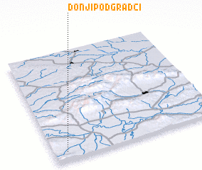 3d view of Donji Podgradci