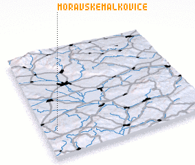 3d view of Moravské Málkovice