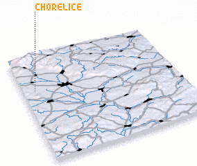 3d view of Chořelice