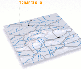 3d view of Trojeglava