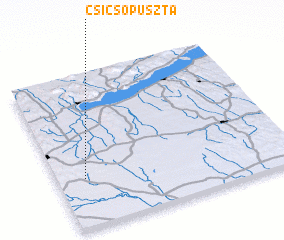 3d view of Csicsópuszta