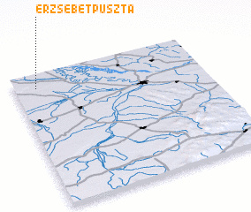 3d view of Erzsébetpuszta