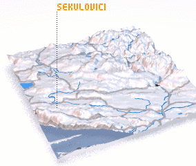 3d view of Sekulovići