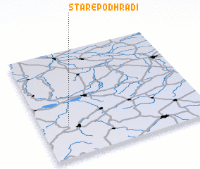 3d view of Staré Podhradí