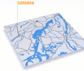 3d view of Gondana