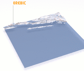 3d view of Orebić