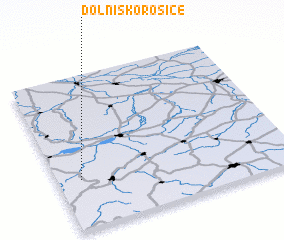 3d view of Dolní Skorošice