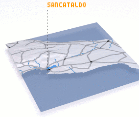 3d view of San Cataldo