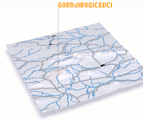 3d view of Gornji Bogičevci