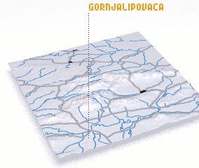 3d view of Gornja Lipovača