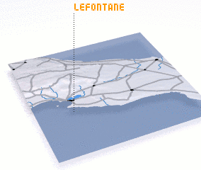 3d view of Le Fontane