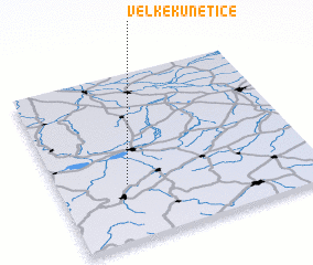 3d view of Velké Kunětice