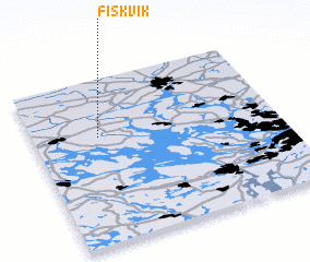 3d view of Fiskvik