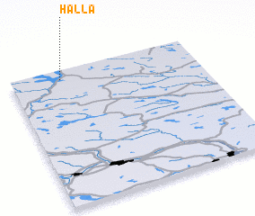 3d view of Hälla