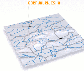 3d view of Gornja Vrijeska