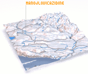 3d view of Manojlovića Zidine