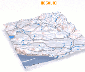 3d view of Kosovići