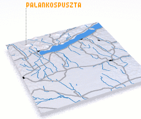 3d view of Palánkospuszta