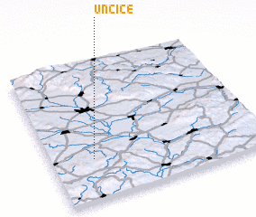 3d view of Unčice