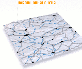 3d view of Horní Dlouhá Loučka