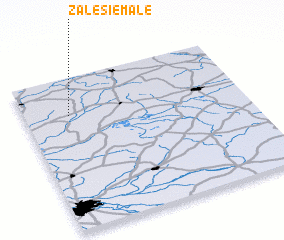 3d view of Zalesie Małe