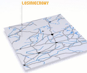 3d view of Łosiniec Nowy