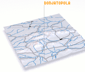 3d view of Donja Topola