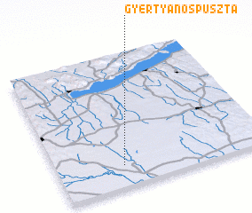 3d view of Gyertyánospuszta