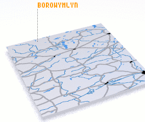 3d view of Borowy Młyn