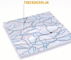 3d view of Turčević Polje