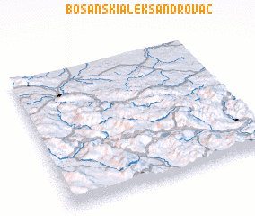 3d view of Bosanski Aleksandrovac