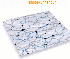 3d view of Brodek u Přerova