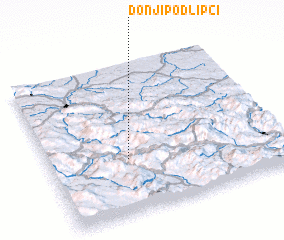 3d view of Donji Podlipci