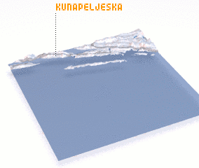 3d view of Kuna Pelješka